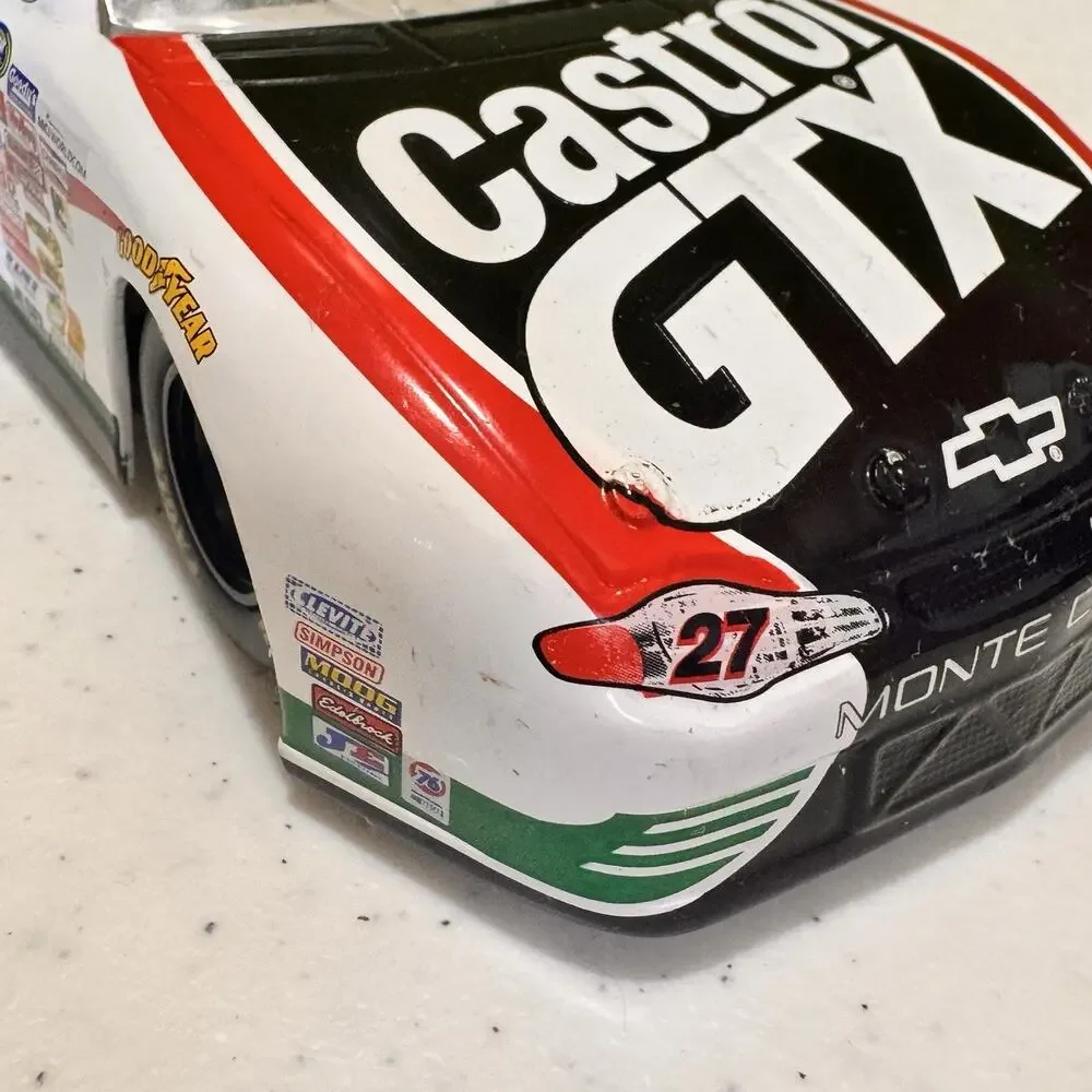 NASCAR #27 Casey Atwood Castrol GTX Die-cast 1:24 Scale Model Vtg Hasbro Heavy‎